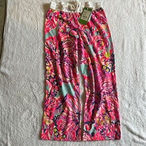 Lilly Pulitzer Kids Casual Bottoms - Pink and Blue Floral